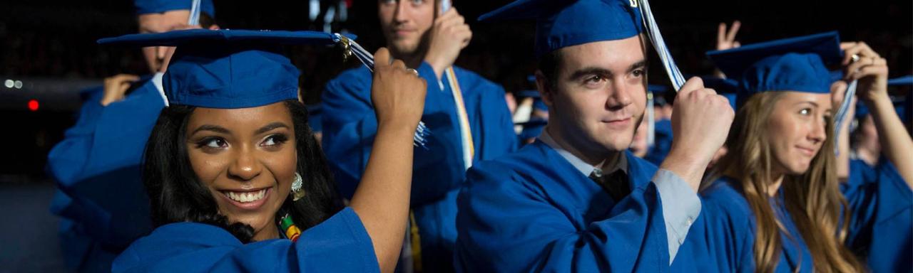 Students at Commencement